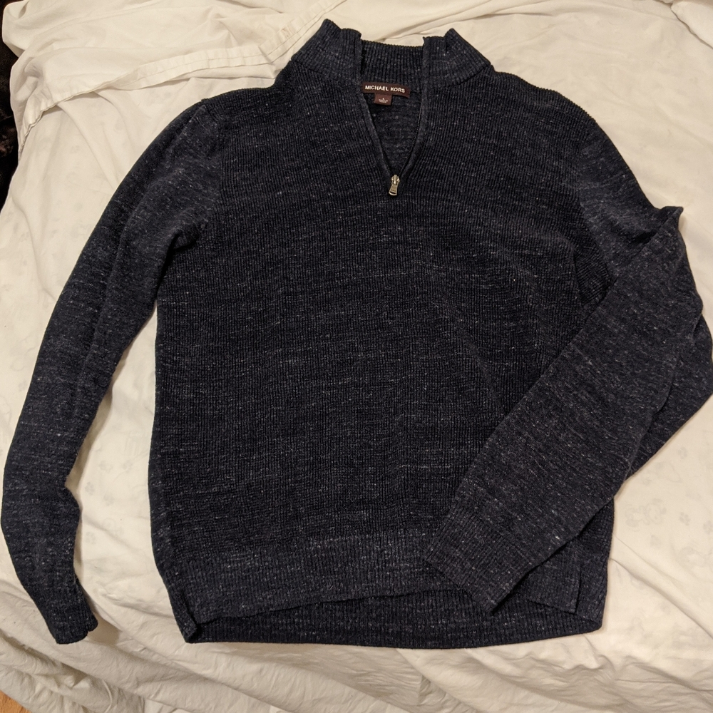 Michael Kors quarter zip sweater